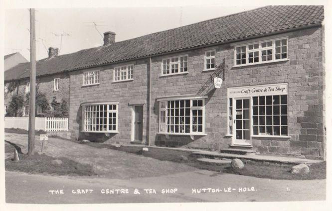 Hutton Le Hole Yorkshire Village Craft Centre Vintage Crafts Real Photo Postcard