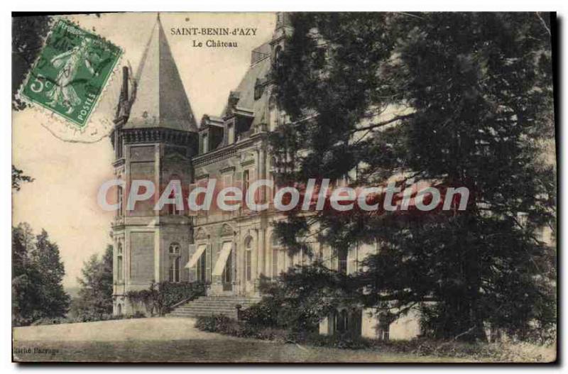 Postcard Old Saint Benin D'Azy Le Chateau