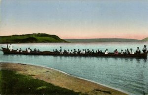 indonesia, SUMATRA, Batak Boat Solu on Lake Toba (1910s) Mission Postcard