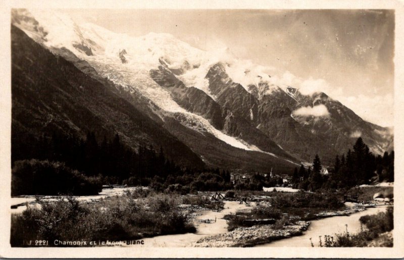 France Chamonix-Mont-Blanc Panorama