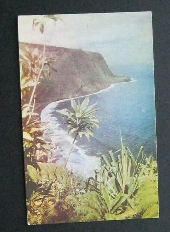 Waipio Valley Hawaii Wesco Color Card C-50 Chrome