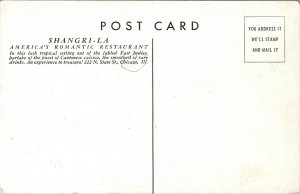 Postcard Shangri-La Romantic Restaurant in Chicago, Illinois~132907