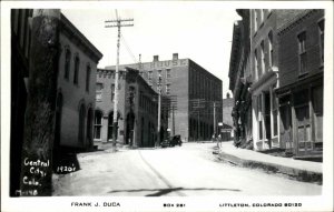 Central City Colorado CO Central City 1920s Repro Re-issue Real Photo Postcard