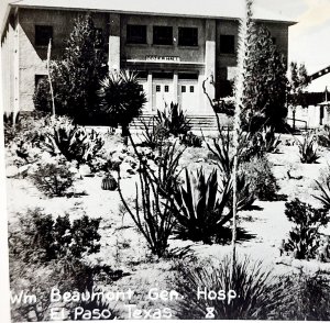 RPPC William Beaumont General Hospital El Paso 1920s Texas Gym And PX PCBG6E