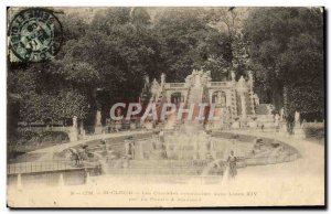 Postcard Old Saint Cloud cnstruites The waterfalls under Louis XIV