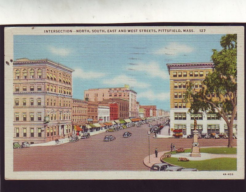 P1656 1946 used north south east & west streets pittsfield mass old cars