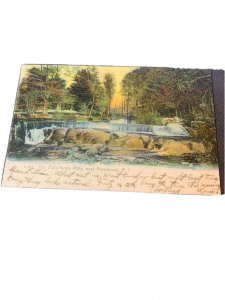 Postcard 1909 View of The Falls-Hunt Mills, Providence, RI.     N3