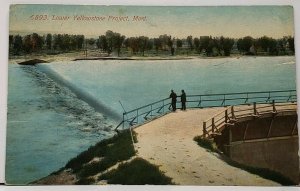 Montana Lower Yellowstone Project 1915 Idaho Falls to Fostoria Ohio Postcard H5