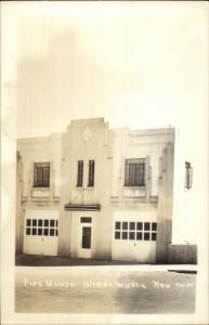 Winnemucca NV Fire House Station c1940 Real Photo Postcard