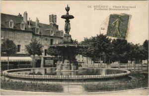 CPA GUERET Place BonNyaud - Fontaine Monumentale (1144203)