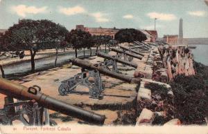 Cabana Cuba Havana Fortress Antique Postcard J46729 