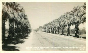 Autos Frasher Palm Highway Yuma Arizona 1945 RPPC Photo Postcard 8017