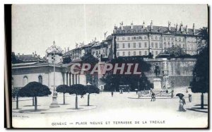 Postcard Old Geneva Place Neuve And Patio De La Treille