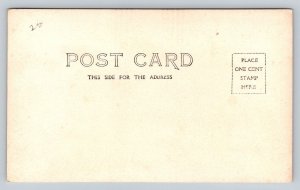 RPPC  Colonial Farm With Stone Walls  Postcard