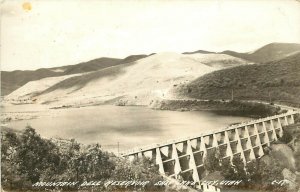 RPPC Postcard; Mountain Dell Reservoir, Salt Lake City UT, LL Cook Co. C-17