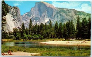 M-87528 Half Dome & Merced River Yosemite National Park California