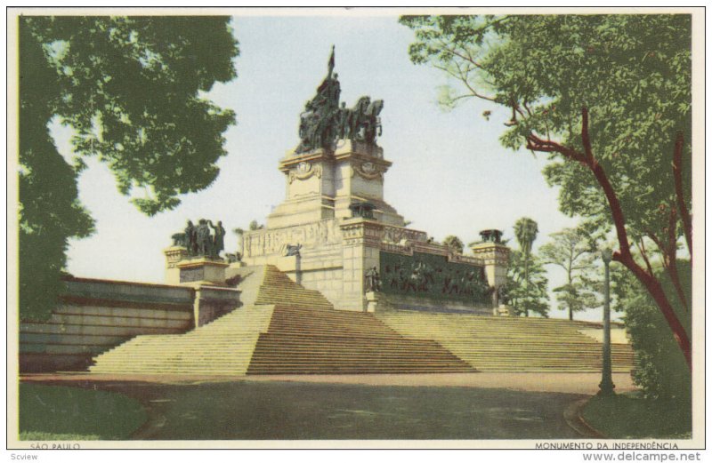 Sao Paulo , Brazil , 30-40s : Monumento da Independencia