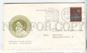 447917 GERMANY 1963 year Hermann Walter Lorch special cancellations COVER