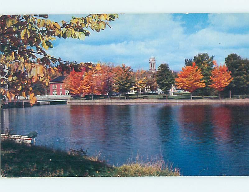 Pre-1980 WATER SCENE Adirondacks - Saranac Lake New York NY hk2462