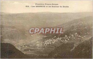 Old Postcard Brenets and Pools Doubs Frontiere Franco Suisse
