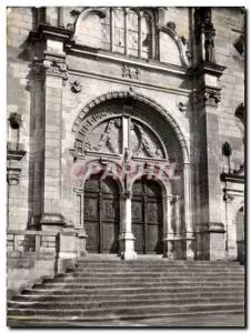 Postcard Old Saint Calais Sarthe Church of Our Lady Gate