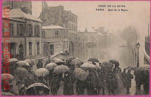 ak2073 - France - VINTAGE POSTCARD - Paris, River Seine FLOOD  - 1910