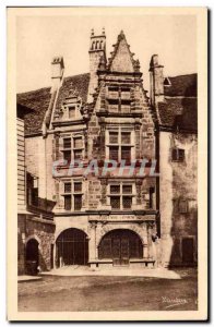 Sarlat - birthplace of Etienne de la Boetie - Old Postcard