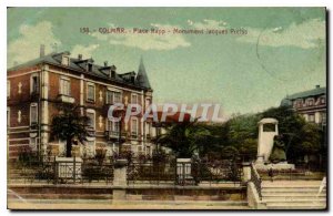 Old Postcard Colmar Place Rapp Monument Jacques Preiss