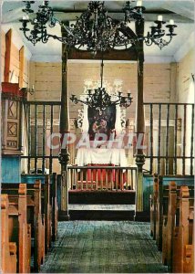 Postcard Modern Norway Karasjok Church the Interior