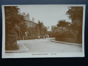 Manchester FLIXTON The Village c1920's RP Postcard by Walford of Stretford