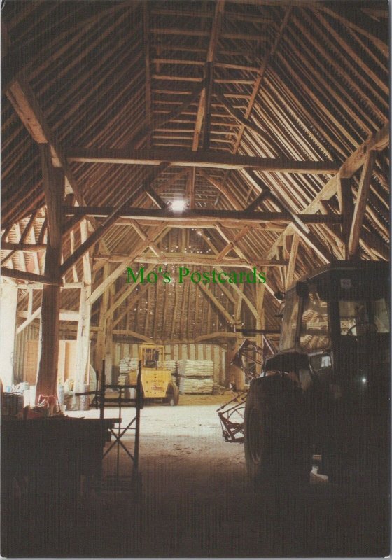 Essex Postcard - Cressing Temple, Interior of The Barley Barn RRR1309