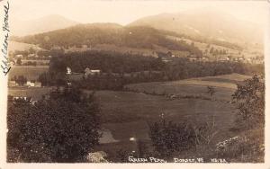 Dorset In The Mountains Vermont Green Peak Real Photo Antique Postcard K40729