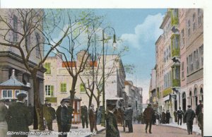 Gibraltar Postcard - Waterport Street and The Exchange - Ref 13207A