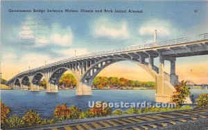 Government Bridge - Moline, Illinois IL  