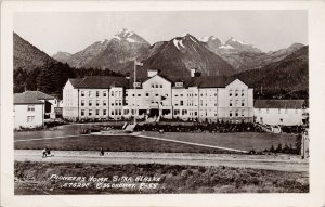 Sitka Alaska Pioneers Home AK Unused Ordway RPPC Postcard H40 *as is