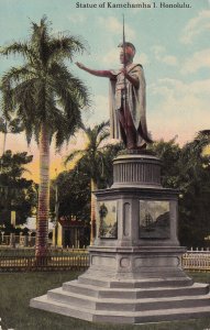 HONOLULU Hawaii PU-1912 Statue Of Kamehamha I