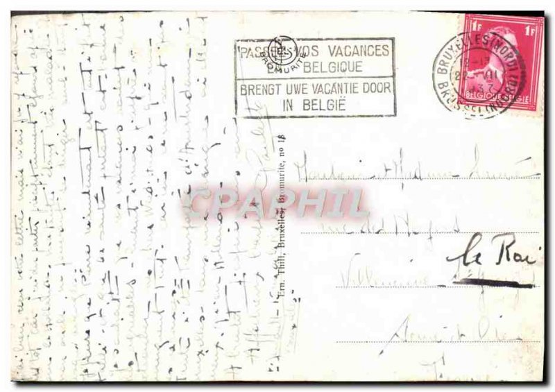 Postcard Modern Brussels King's Palace