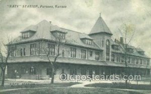 Katy Station, Parsons, KS ,Kansas, USA Train Railroad Station Depot Unused 