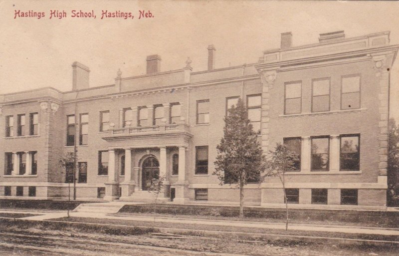 Nebraska Hastings High School 1908 sk6186