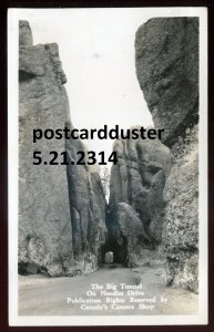 h2314 - NEEDLES DRIVE SD 1950s Big Tunnel. Real Photo Postcard