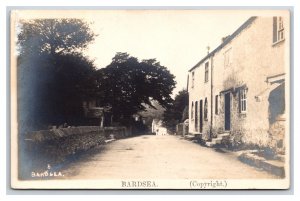 RPPC Street View Bardsea England UK UNP Postcard W3