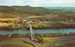 New England Countryside Pioneer Valley, Massachusetts MA Postcard