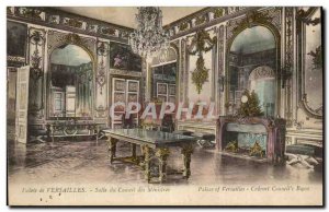 Old Postcard Palace Of Versailles Hall Of Ministers Of Couseil