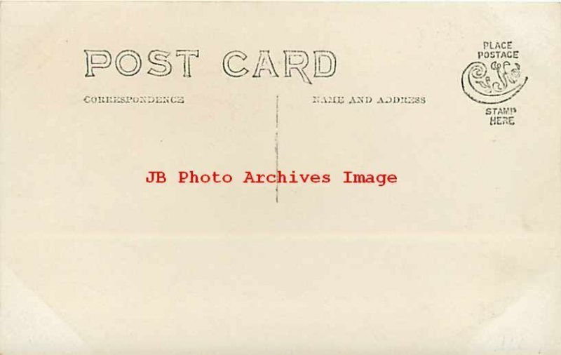 Depot, Illinois, Chillicothe, RPPC, Chicago Rock Island Railroad Station, Train