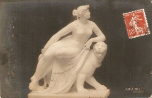 Nude. Ariadne, by Dannecker Fine art, sculpture, old vintage German postcard