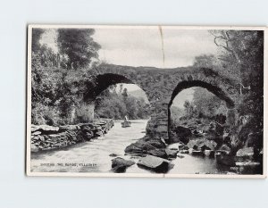 Postcard Shooting the Rapids Old Weir Bridge Killarney Ireland