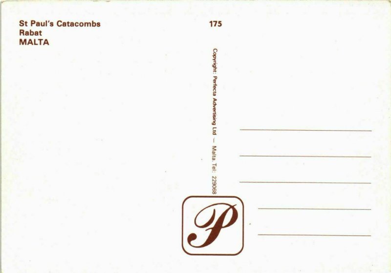 CPM AK St. Paul's Catacombs MALTA (881862)