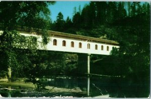 Bridges Postcard Lonerock Bridge Roseburg Oregon