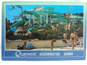 Aqualand Quaywest Goodrington Sands Devon Vintage Postcard