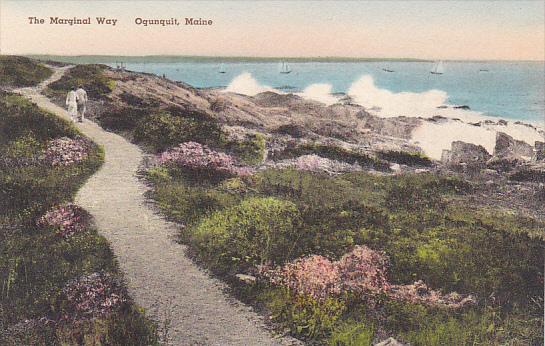 Maine Ogunquit The Marginal Way Albertype